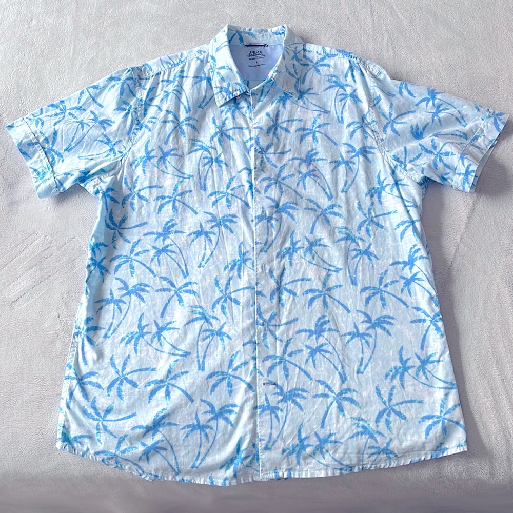 Mens IZOD Short sleeve shirt Size L